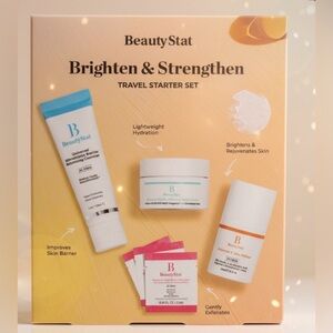 BeautyStat Brighten & Strengthen Travel Starter Set Includes 20% vitamin C serum